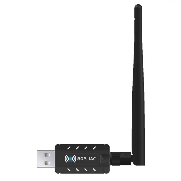1300Mbps Dual Band Wireless Card, USB 3.0 WiFi Adapter, RTL8812BU, 2.4G/5.8G Receiver for PC Laptop, Compatible with Windows/Linux/ OS
