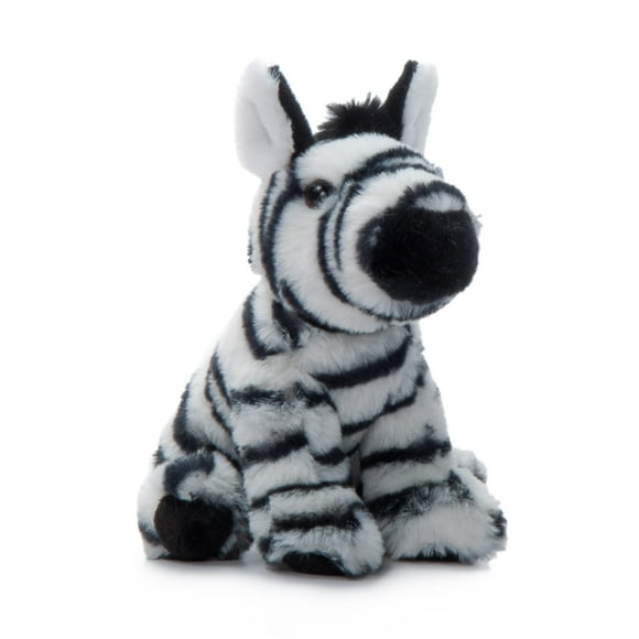 The Petting Zoo Zebra Stuffed Animal Plushie, Gifts for Kids, Wild Onez Babiez Zoo Animals, Zebra Plush Toy 6 inches