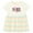 Natural with Stripes, variant on Paris Pink Heart Eiffel Tower with Flowers Girls Baby Dress