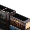 thumbnail image 2 of Retro style wooden pen holder, unique design, premium wood, sturdy, durable, wide application, 2 of 4