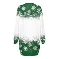 thumbnail image 3 of Vestidos de Verano 2025 Para Mujer, Moda de Otoño E Invierno, Estampado Navideño, Cuello Redondo, Manga Larga, Vestido Informal, 3 of 3