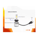 thumbnail image 4 of Kit Luces Led  Bloosom C6 Mini Iron Led Conector 5202 16 X2 Autos Plata, 4 of 4