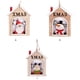 thumbnail image 2 of Inteprter Colgante de de Navidad con forma de casa hueca, adornos colgantes, colgador de muñeco de nieve, decoración navideña para el hogar, Kits de decoración para fiestas Muñeco de nieve, 2 of 6