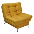 thumbnail image 2 of Sillón Individual Moderno Ocasional Reclinable 3 posiciones NORVAL  estructura de madera patas metálicas tela de Lino, 2 of 9