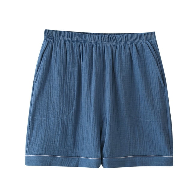 FNFYFH Liquidation Shorts de Course d'Été Amples pour Femmes, Confortables, Bleus
