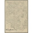 thumbnail image 2 of Schutze 11x14 White Modern Wood Framed Museum Art Print Titled - Coleman County Texas - Schutze 1897, 2 of 4
