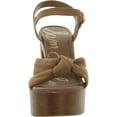thumbnail image 2 of Sam Edelman Womens Trista Suede Ankle Strap Platform Sandals, 2 of 3