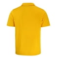 thumbnail image 3 of Men's-Cutter & Buck  Gold LA Galaxy Prospect Eco Textured Stretch Recycled Polo, 3 of 3