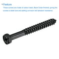 thumbnail image 4 of Uxcell Hex Lag Screws Carbon Steel Half Thread Self-Tapping Bolts for Deck Building Black 5/16" x 2-3/4" 10pcs, 4 of 5