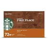 Starbucks Pike Place Roast Coffee K-Cup Portion Packs for Keurig Brewers, 72 Count (3 boxes of 24 K-Cups)