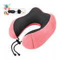 thumbnail image 1 of Almohada De Viaje Almohada De Cuello Con 100% Espuma rosa, 1 of 5