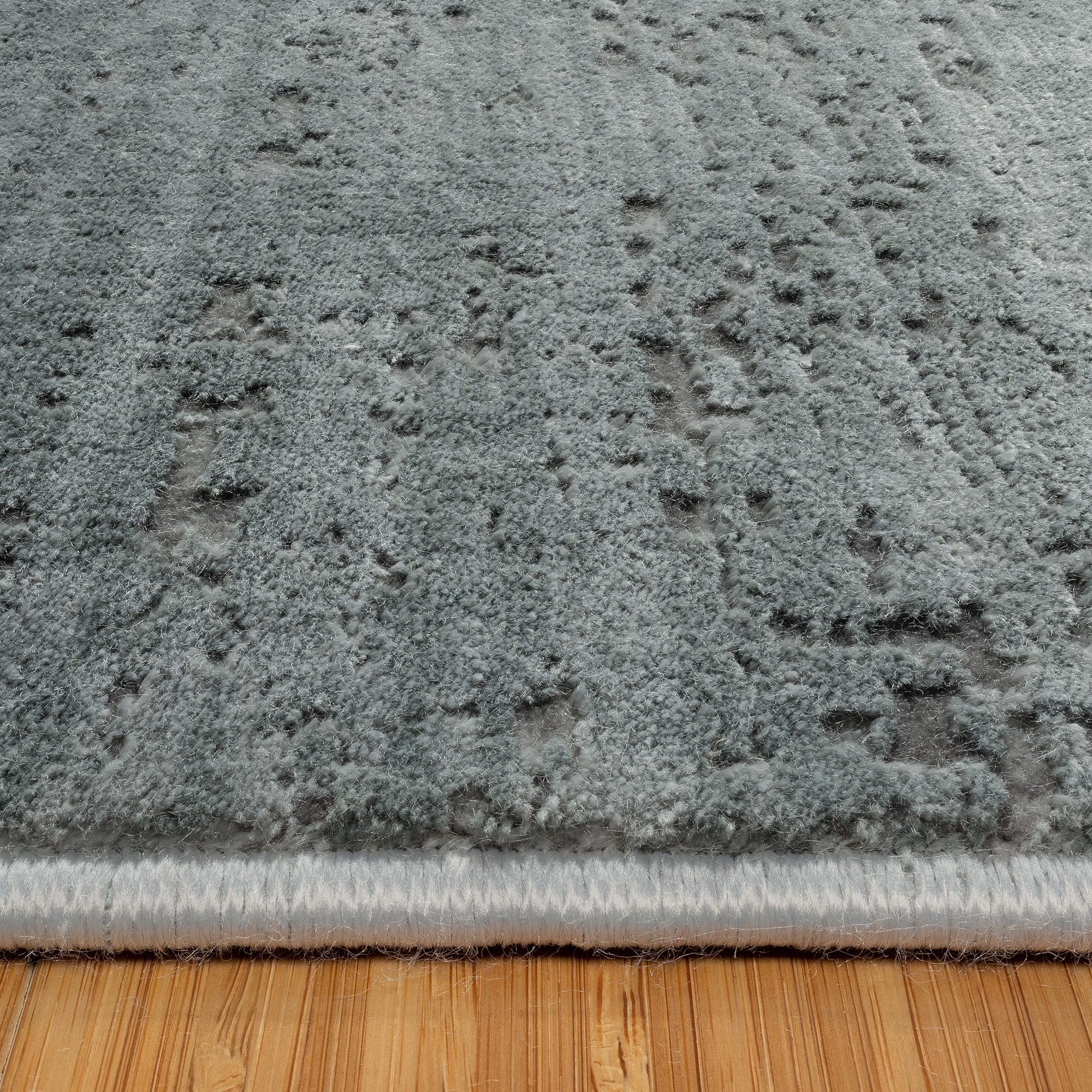 Gertmenian Florance Asti Modern Solid Color Teal Indoor Area Rug, 8x10
