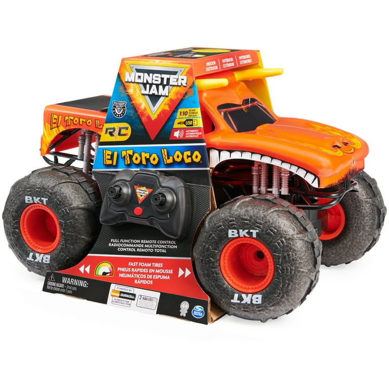 Monster Jam El Toro Loco RC Monster Truck 1:10 Scale Walmart Exclusive