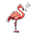 thumbnail image 3 of Multicolor Flamingo Stickers Waterproof Bird Stickers Vinyl Small Packaged for Notebooks Luggage Phones, 3 of 9