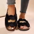 thumbnail image 2 of SBYOJLPB Women Slippers Open Toe Footwear Soft Cushioned Base Indoor Outdoor Daily Slippers, 2 of 7