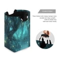 thumbnail image 3 of Yayeee Freestanding Laundry Hamper with Handle Collapsible Large Storage Basket for Clothes, Magical Forest, 3 of 7