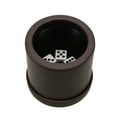 thumbnail image 4 of WE Games Professional Dark Brown Leather Dice Cup Set - 5 Dice for 10 Games, 4 of 10