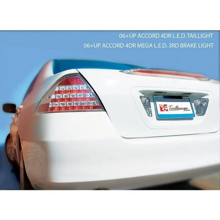IPCW 06-07 Honda Accord Tail Lamps LED 4 Door Crystal Clear LEDT