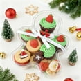 thumbnail image 4 of Value Set: Christmas Tree Shaped Containers and Gingerbread Man Shaped Containers – Reusable Containers for Holiday Party Dessert and Snack Trays, 4 of 12