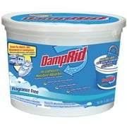 Damp Rid FG50T Moisture Absorber, 4 Pound Tub, Solid, Odorless