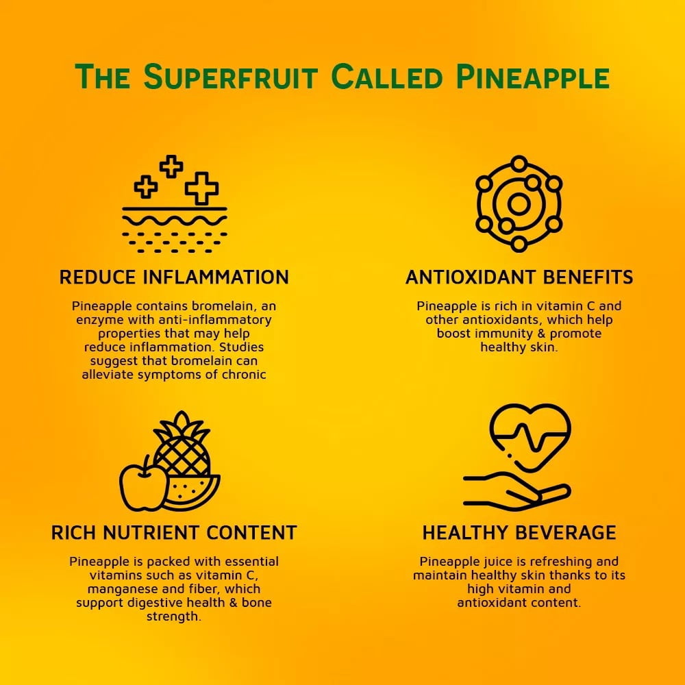 Vinut 16.9 fl oz 100% NFC Pineapple Juice Drink (No Sugar Added)