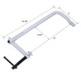 thumbnail image 2 of Bar Clamps 4-Pack: Drop-Forged Steel for Welding Woodworking Metalwork, 2 of 8