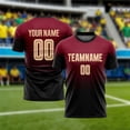 thumbnail image 4 of FINALGANG Mens Personalized Soccer TShirt With Gradient Color Print Team Name Number Breathable Quick Dry For Team Training Matches Casual Sports Activities Classic Tee, 4 of 7