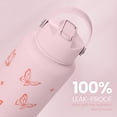 thumbnail image 4 of Botella de agua SANDJEST Butterfly con aislamiento de acero inoxidable 946 ml, 4 of 7
