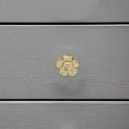 thumbnail image 4 of unbranded 2Ud Manijas De Latón Dorado Para Muebles De Cocina Con Motivo Floral Elegante, 4 of 6