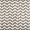 thumbnail image 1 of Safavieh Courtyard Grey Indoor Outdoor Rug - Square 7'10", 1 of 5