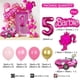 thumbnail image 1 of Conjunto de globos de cumpleaños, decoración para fiestas, abanico de globos, diseño de escena de Barbie, arco de cadena de globos, 1 of 4
