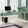 thumbnail image 4 of ACME Bambina Computer Desk in Grey and White, 4 of 5