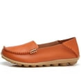 thumbnail image 1 of Vedolay Womens Casual Shoes Women's Shoes Shoes Comfy Classic Slip-On Flats Dress Loafers,Orange 9.5, 1 of 4