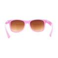 thumbnail image 2 of Classic Iconic Pop Color Horn Rim Sunglasses Pink Brown, 2 of 4