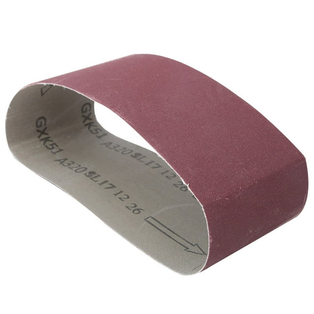10 Piezas de Banda de Lijado Abrasiva 457 x 75 mm Grano 600 Óxido de Aluminio