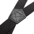 thumbnail image 5 of KAMBERFT Black Heavy Duty X-Back Suspenders for Men, 1.4 inch Wide Adjustable Elastic Straps, 5 of 5