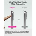 thumbnail image 6 of Upcommon UARMOR Screen Protector for iPhone 17 Pro Max, HD Clear, 9H Tempered Glass with Easy Installation Kit, Full Edge Coverage Fit [2Pack], 6 of 9