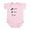 Petal Pink, variant on CafePress - Crawl Walk Ski Body Suit - Baby Light Bodysuit, Size Newborn - 24 Months