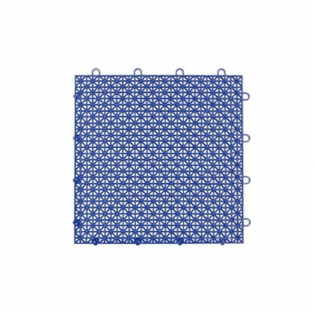 12 X In Armadillo Cobalt Blue Polypropylene Interlocking Multi Cobalt Blue Polypropylene Interlocking