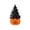 A002- Style B, variant on Halloween Ghost Ceramic Tree Decor with LED Lights, Pre-Lit Black Retro Halloween Tabletop Figurine, 1 Piece Spooky Holiday Decoration for Indoor Home Party Mantel Shelf Display