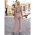 thumbnail image 3 of Jumpsuit Mujer Manga Corta, Ajuste Cómodo y Pierna Amplia, Look Moderno y Versátil, 3 of 5