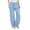 Blue, variant on Girls Causal Pants Wide Leg High Waist Loose Fit Wide Leg Pants for Big Kids Boys Solid Color Casual Trousers Girls Bottoms 10-11T