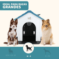 thumbnail image 3 of Casa Térmica para Perro Raza Grande, Plástico, 100cm, Piso Elevado, Azul, 3 of 7