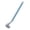 B004- Sky Blue, variant on Silicone Toilet Brush, 15inLong Handle, Toilet Sculpted Piece, Golf Shaped, Green, Hanging Hook, 1 Pc, Bathroom