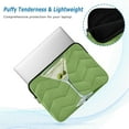 thumbnail image 2 of FORMRS 13-13.3 inch Laptop Sleeve Case Soft Carrying Quilted Computer Bag Cover, Green Martini Glass, 2 of 7