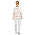 thumbnail image 3 of Bambi Women’s Juniors Graphic Embellished T-Shirt with Short Sleeves, Sizes XS-3XL, 3 of 5