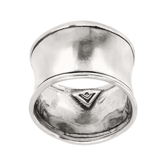 Silpada 'Hammered Cuff' Ring in Sterling Silver, Size 6, Size 6