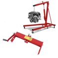 thumbnail image 4 of Engine Hoist Shop Crane, 4000lbs Engine Load Leveler Adjustable  for Garage, 4 of 7