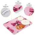 thumbnail image 4 of Pink Pumpkins and Bows Dish Drying Mat Dish Drainer Rack Mats Water Absorbent Non-Slip Easy Clean Heat Resistant for Kitchen Counter, 4 of 8