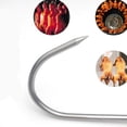 thumbnail image 4 of OULII 2Pcs Stainless Steel Meat Hanging Hooks S Shaped Double Hook Rust Proof Plated Silver, 4 of 4